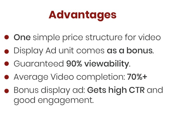 vidsplay advantages